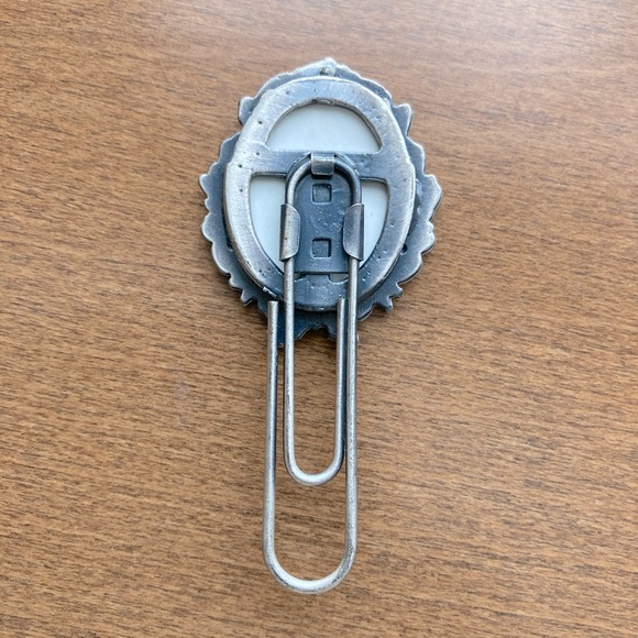 Pewter Double Photo Bar Pin/Brooch & Photo Bookmark - Picture 5 of 6